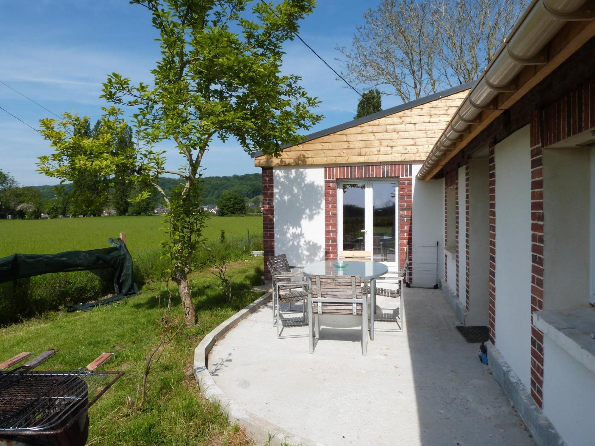 La Martellerie Villa Berville-sur-Seine Exteriör bild